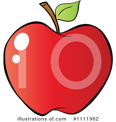 Royalty-Free (RF) Apple Clipart Illustration by Hit Toon - Stock Sample #1111962