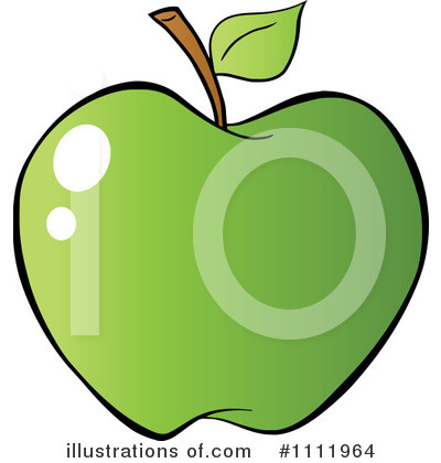 Royalty-Free (RF) Apple Clipart Illustration by Hit Toon - Stock Sample #1111964
