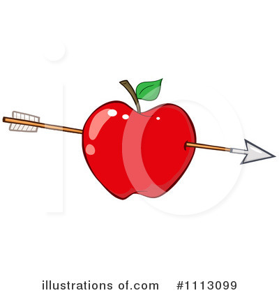Royalty-Free (RF) Apple Clipart Illustration by Hit Toon - Stock Sample #1113099