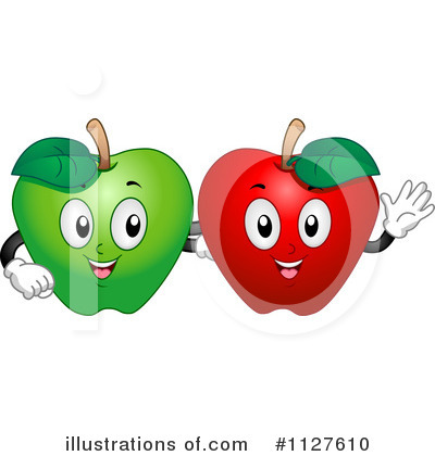 Royalty-Free (RF) Apple Clipart Illustration by BNP Design Studio - Stock Sample #1127610
