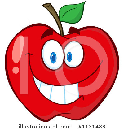 Red Apple Clipart #1131488 by Hit Toon