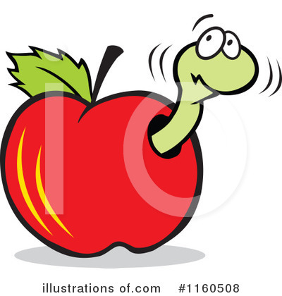 Royalty-Free (RF) Apple Clipart Illustration by Johnny Sajem - Stock Sample #1160508