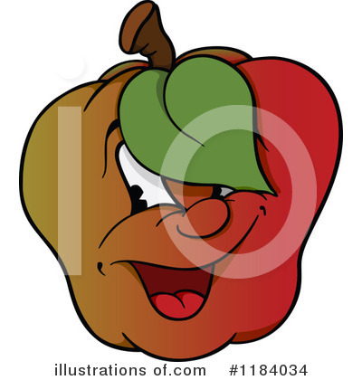 Royalty-Free (RF) Apple Clipart Illustration by dero - Stock Sample #1184034