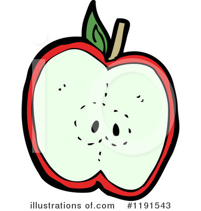 Royalty-Free (RF) Apple Clipart Illustration by lineartestpilot - Stock Sample #1191543