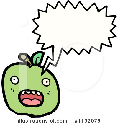 Royalty-Free (RF) Apple Clipart Illustration by lineartestpilot - Stock Sample #1192076