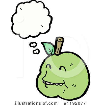 Royalty-Free (RF) Apple Clipart Illustration by lineartestpilot - Stock Sample #1192077