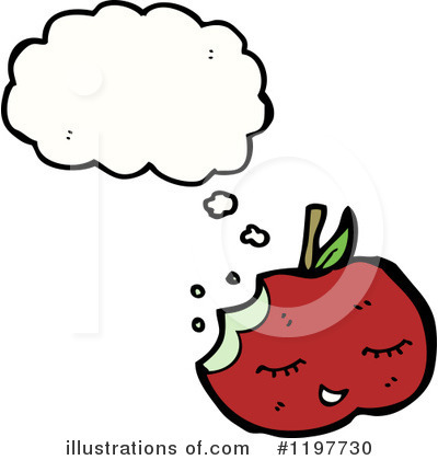 Royalty-Free (RF) Apple Clipart Illustration by lineartestpilot - Stock Sample #1197730