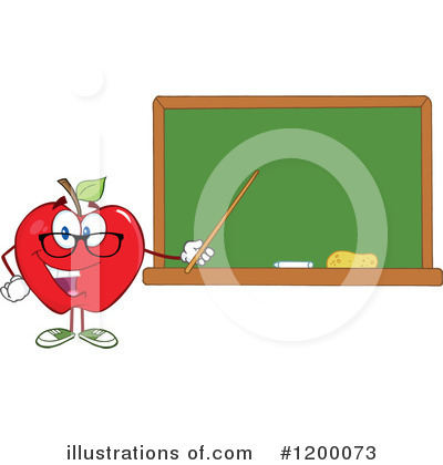 Royalty-Free (RF) Apple Clipart Illustration by Hit Toon - Stock Sample #1200073