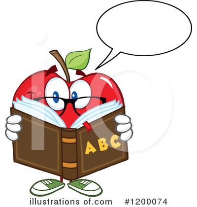 Royalty-Free (RF) Apple Clipart Illustration by Hit Toon - Stock Sample #1200074