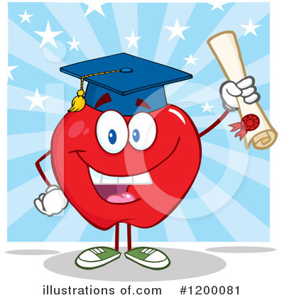 Royalty-Free (RF) Apple Clipart Illustration by Hit Toon - Stock Sample #1200081
