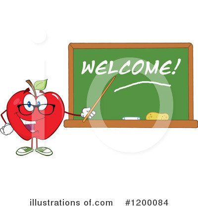 Royalty-Free (RF) Apple Clipart Illustration by Hit Toon - Stock Sample #1200084