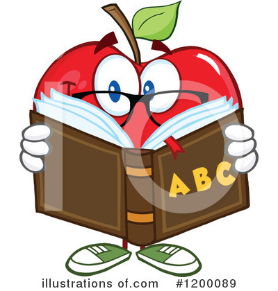 Royalty-Free (RF) Apple Clipart Illustration by Hit Toon - Stock Sample #1200089
