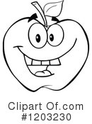Apple Clipart #1203230 by Hit Toon