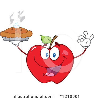Royalty-Free (RF) Apple Clipart Illustration by Hit Toon - Stock Sample #1210661