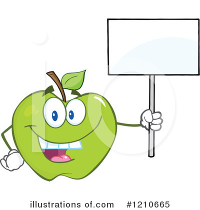 Royalty-Free (RF) Apple Clipart Illustration by Hit Toon - Stock Sample #1210665