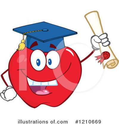 Royalty-Free (RF) Apple Clipart Illustration by Hit Toon - Stock Sample #1210669