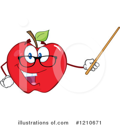 Red Apple Clipart #1210671 by Hit Toon