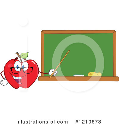 Royalty-Free (RF) Apple Clipart Illustration by Hit Toon - Stock Sample #1210673