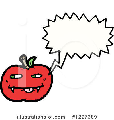 Royalty-Free (RF) Apple Clipart Illustration by lineartestpilot - Stock Sample #1227389