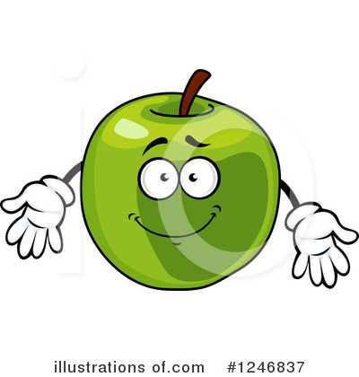 Royalty-Free (RF) Apple Clipart Illustration by Vector Tradition SM - Stock Sample #1246837
