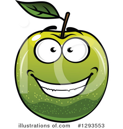 Green Apple Clipart #1293553 by Vector Tradition SM