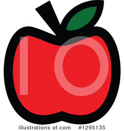 Royalty-Free (RF) Apple Clipart Illustration by Vector Tradition SM - Stock Sample #1295135