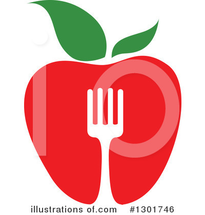 Royalty-Free (RF) Apple Clipart Illustration by Vector Tradition SM - Stock Sample #1301746