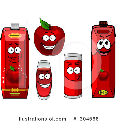 Royalty-Free (RF) Apple Clipart Illustration by Vector Tradition SM - Stock Sample #1304568