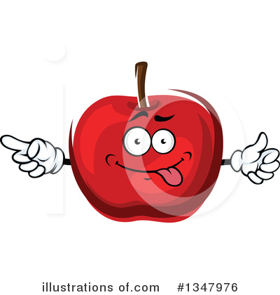 Royalty-Free (RF) Apple Clipart Illustration by Vector Tradition SM - Stock Sample #1347976