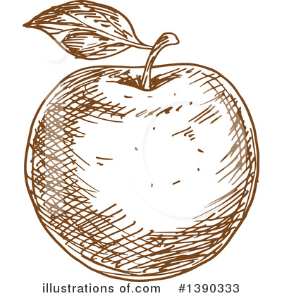 Royalty-Free (RF) Apple Clipart Illustration by Vector Tradition SM - Stock Sample #1390333