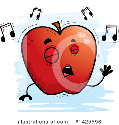 Royalty-Free (RF) Apple Clipart Illustration by Cory Thoman - Stock Sample #1425598