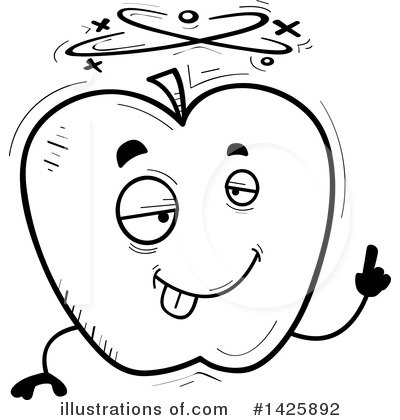Royalty-Free (RF) Apple Clipart Illustration by Cory Thoman - Stock Sample #1425892