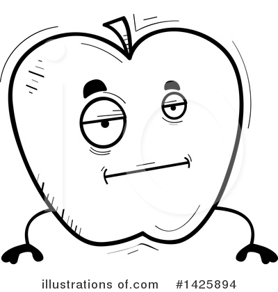 Royalty-Free (RF) Apple Clipart Illustration by Cory Thoman - Stock Sample #1425894