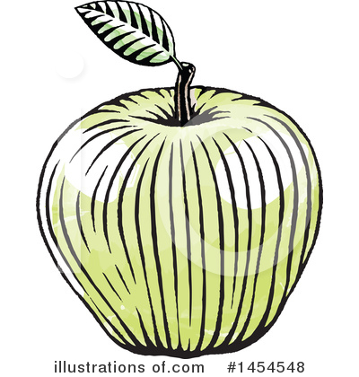 Royalty-Free (RF) Apple Clipart Illustration by cidepix - Stock Sample #1454548
