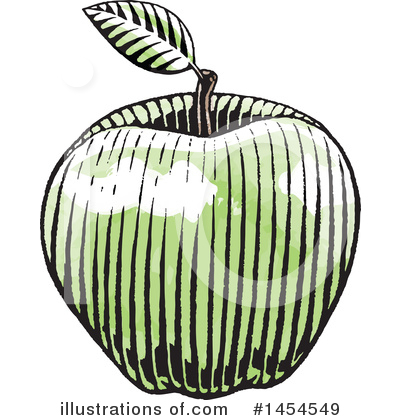 Royalty-Free (RF) Apple Clipart Illustration by cidepix - Stock Sample #1454549
