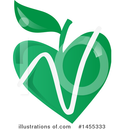 Royalty-Free (RF) Apple Clipart Illustration by Domenico Condello - Stock Sample #1455333