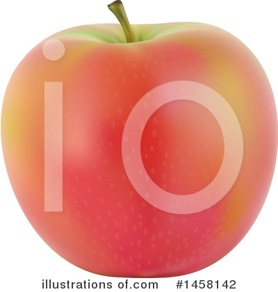 Royalty-Free (RF) Apple Clipart Illustration by cidepix - Stock Sample #1458142