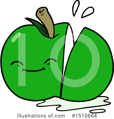 Royalty-Free (RF) Apple Clipart Illustration by lineartestpilot - Stock Sample #1510664