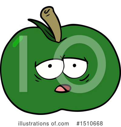 Royalty-Free (RF) Apple Clipart Illustration by lineartestpilot - Stock Sample #1510668