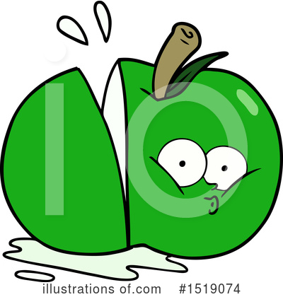 Royalty-Free (RF) Apple Clipart Illustration by lineartestpilot - Stock Sample #1519074