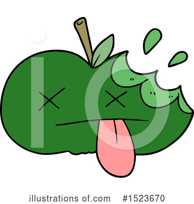 Royalty-Free (RF) Apple Clipart Illustration by lineartestpilot - Stock Sample #1523670
