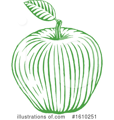 Royalty-Free (RF) Apple Clipart Illustration by cidepix - Stock Sample #1610251