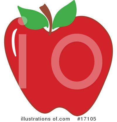 Royalty-Free (RF) Apple Clipart Illustration by Maria Bell - Stock Sample #17105