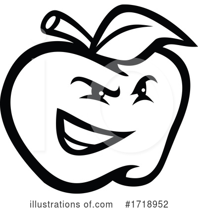 Royalty-Free (RF) Apple Clipart Illustration by patrimonio - Stock Sample #1718952