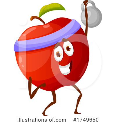 Royalty-Free (RF) Apple Clipart Illustration by Vector Tradition SM - Stock Sample #1749650