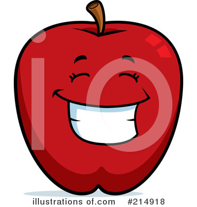 Royalty-Free (RF) Apple Clipart Illustration by Cory Thoman - Stock Sample #214918