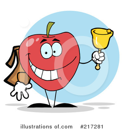 Royalty-Free (RF) Apple Clipart Illustration by Hit Toon - Stock Sample #217281