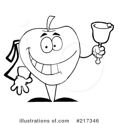 Royalty-Free (RF) Apple Clipart Illustration by Hit Toon - Stock Sample #217346