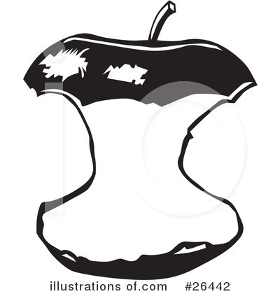 Royalty-Free (RF) Apple Clipart Illustration by David Rey - Stock Sample #26442