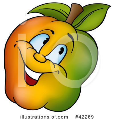 Royalty-Free (RF) Apple Clipart Illustration by dero - Stock Sample #42269